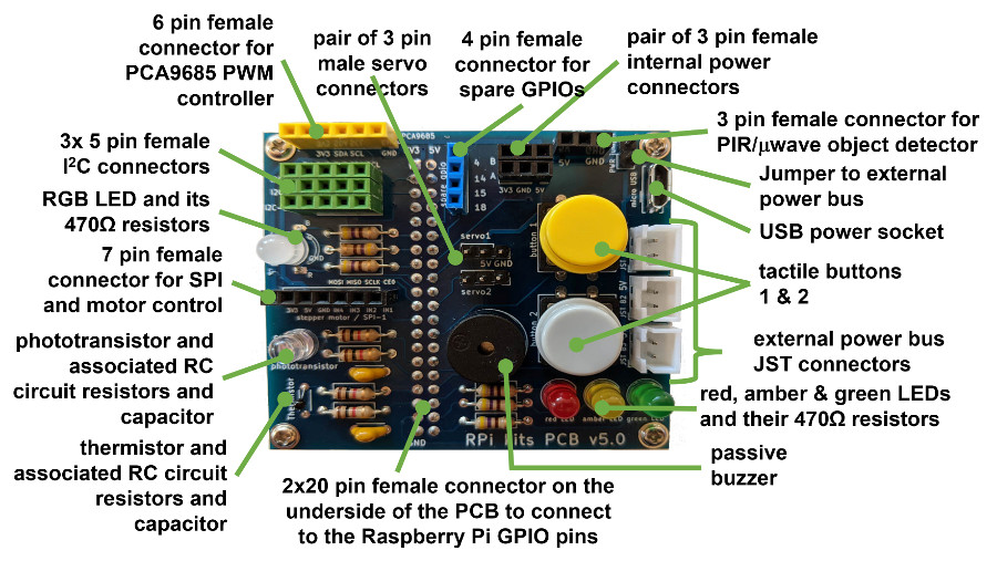 Annotated Assembled PCB05 v2 900w