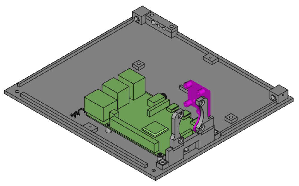Large Enclosure Base+fan+Pi4