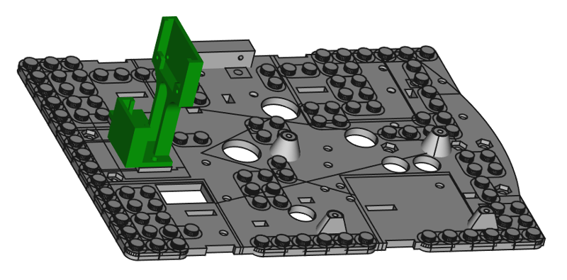 HC SR04+Pi Cam Fixed Plate 05