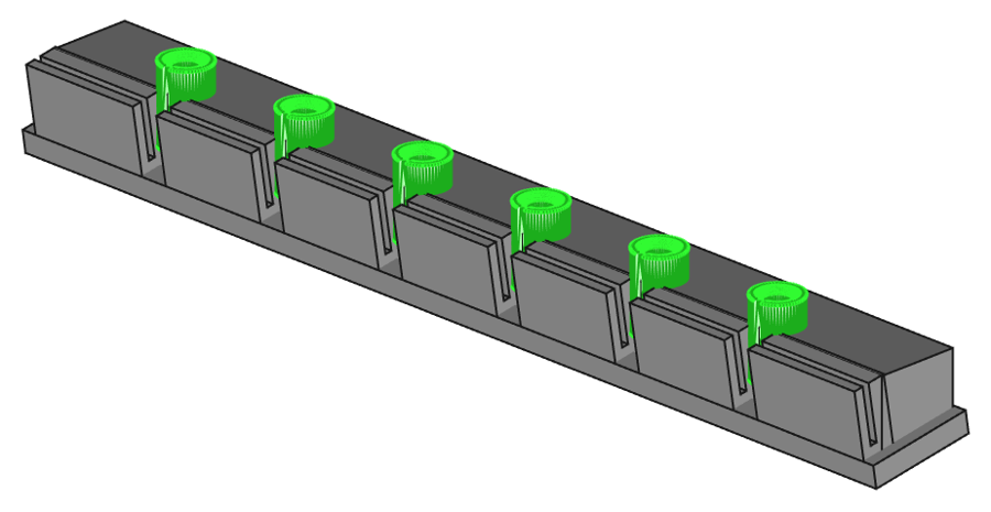 Stand Up X6 Strip LEGO 2x18 Tile 04