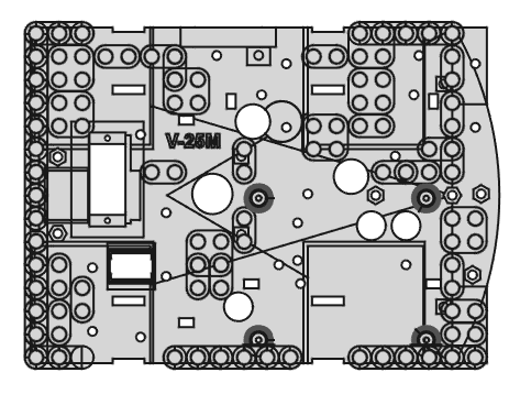 mega-flex chassis plate25-mechanum repaired (top)