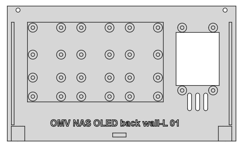 Large Enclosure OLED Back Wall Detail