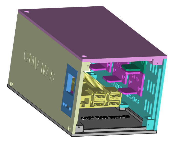 OMVNAS Base+fbwalsl+con Panel+top+drive Rails